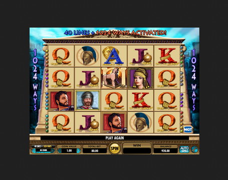 Treasures of Troy Slot Graphics